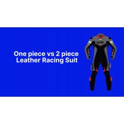 One-Piece vs Two-Piece Motorcycle Leather Suits